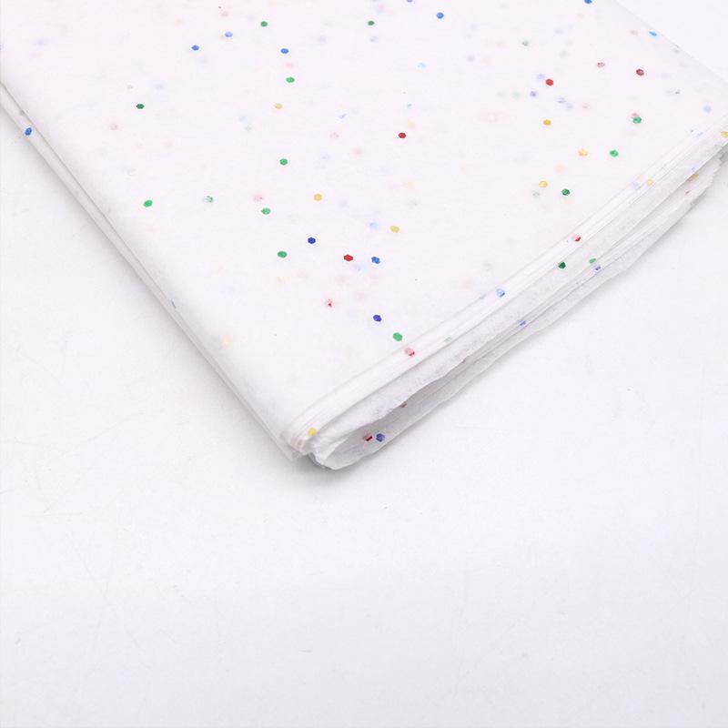 Gold & Silber Blumenmuster Seidenpapier - Punkt- & Streifendesigns für Frischblumenverpackung