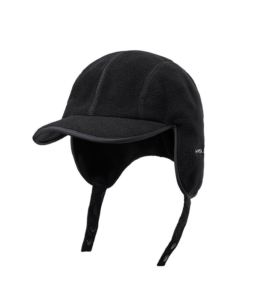 Beoteopeullaiseupocheuweeo Active Fleece Ear Flap Cap Black
