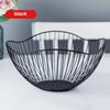 Simple Modern Iron Fruit Basket Fruit Container Bowl Home Creative Snacks Bread Storage Drain Basket Table Snacks Household