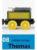 Wooden Magnetic Train Set for Kids - 30-Piece Track & Carriages Toy