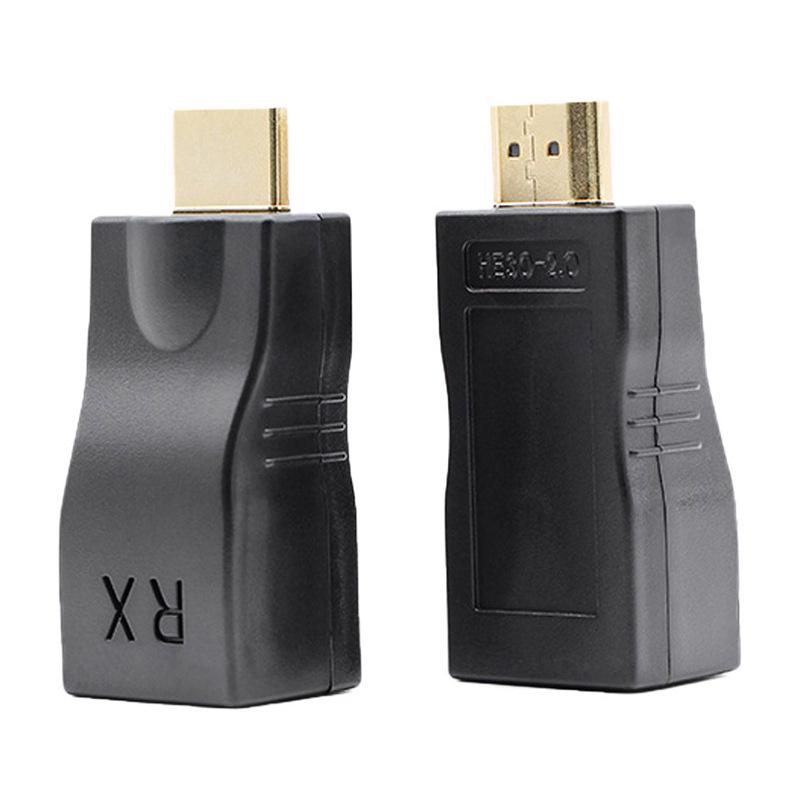 HDMI Extender with Single Network Cable, High-Definition Signal Amplifier Transmitter, 30m, Cat 6 Compatible