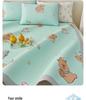 Ice Silk Cool Mat Set - Washable, Soft Three-Piece for Single Dorm Bed, 2026 Design.