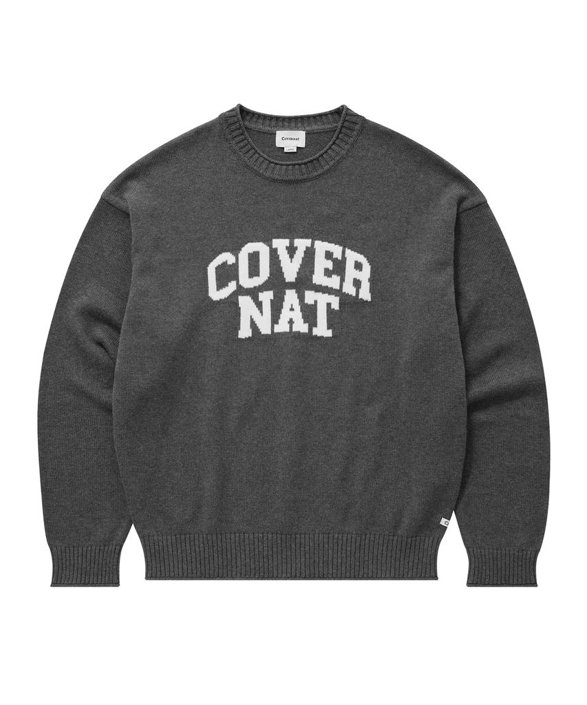 COVERNAT Arch Logo Knit Grey