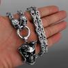 1pc Retro Gothic herenkettingen, schedelhangers, geesten, hiphopfietsen, punksieraden, herensieraden onderdakcadeaus, sieraden voor mannen en vrouwen