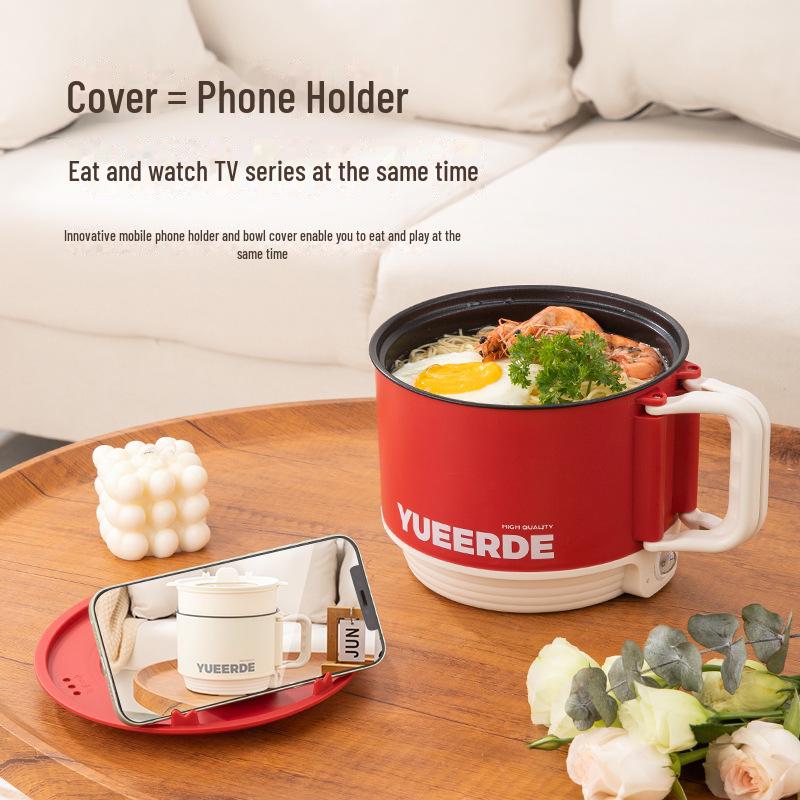 Compact Electric Multi-Cooker: Portable Non-Stick Pot and Electric Frying Pan for Dorms