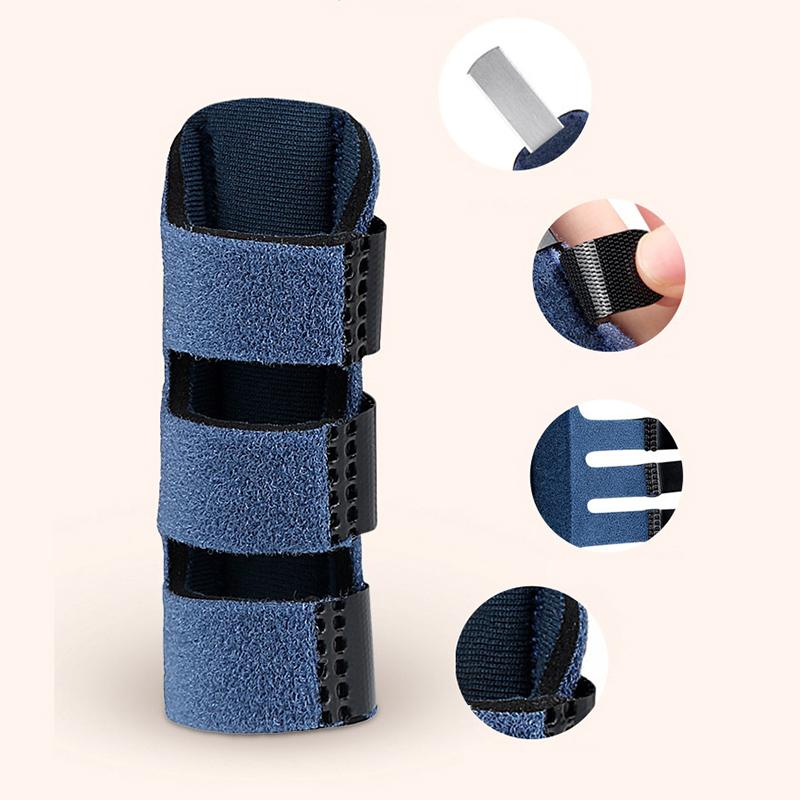 1Pc Trigger Finger Splint, Brace Support With 3 Adjustable Fixing Belt, Finger Straightener For Middle/Ring/Index/Pinky/Thumb,