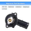 Engine Coolant Thermostat Housing Assembly Compatible with Durango 2011-2015, Jeep Grand Cherokee 2011-2015, Jeep Wrangler 2012-2017, Jeep Wrangler