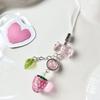 Backpack Decoration Cherry Bowknot Keyholder Women Girl Jewelry Ornament