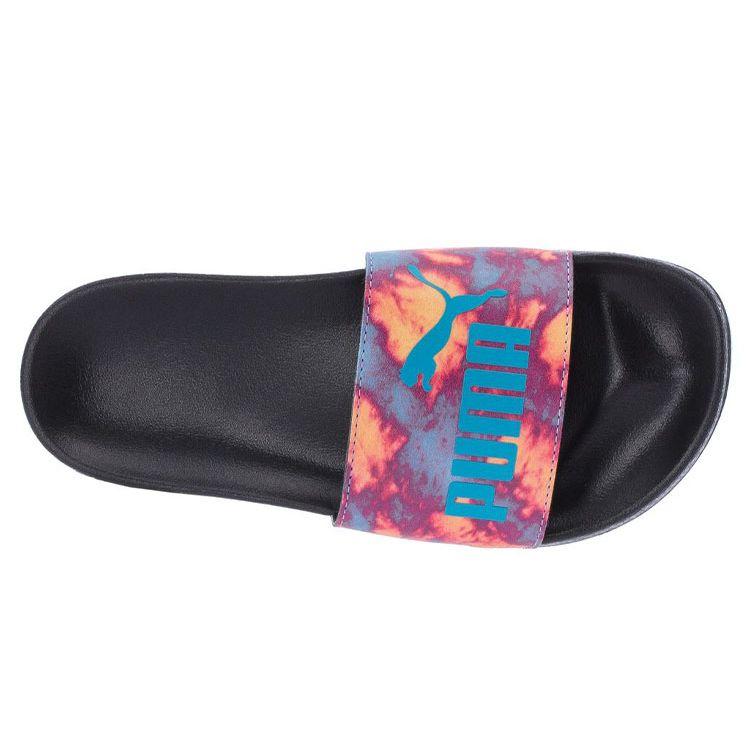 Puma  Leadcat Slide Tie-Dye Women Sneakers Multi-Color Black Scuba-Blue 382525-01