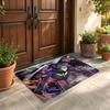 Floor Mat Soft Flannel Rug Non Slip Absorbent Mat for Bathroom Bedroom Home Decor C Code Geass