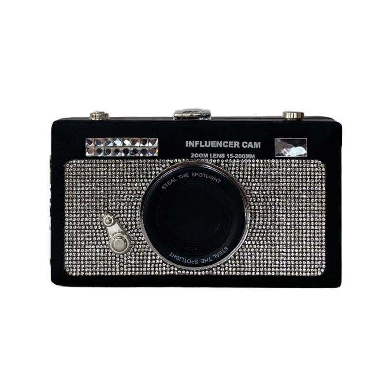 

Camera Shape Shape Handbag Evening Purse Shoulder Bag PU Crossbody Bags for Women Perfect for Any Occasion чорний