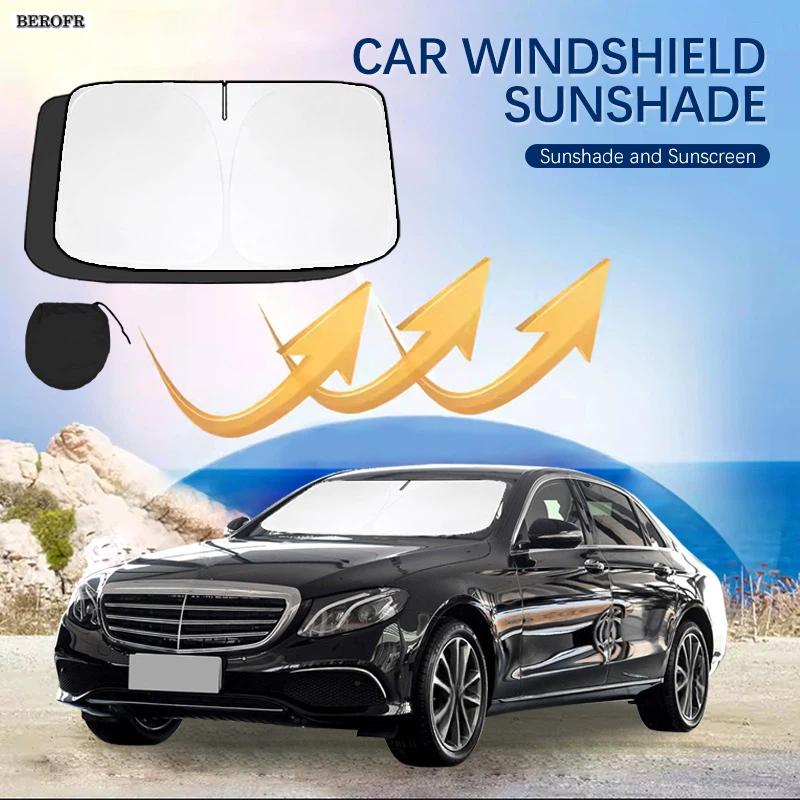 Car Windshield Sun Shade Covers Front Window Sunscreen UV Parasol For Mercedes Benz E Class W213 Summer Car AccessoriesWindshield Sunshades 1