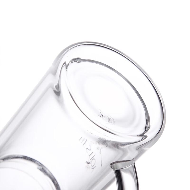 Fuguang Shixi High Borosilicate Double-Layer Office Glass Thermos Cup