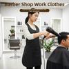 Waterproof Black Stylist Apron Professional Barber Shop Work Clothes Hairdressing Gown  Hairstylist