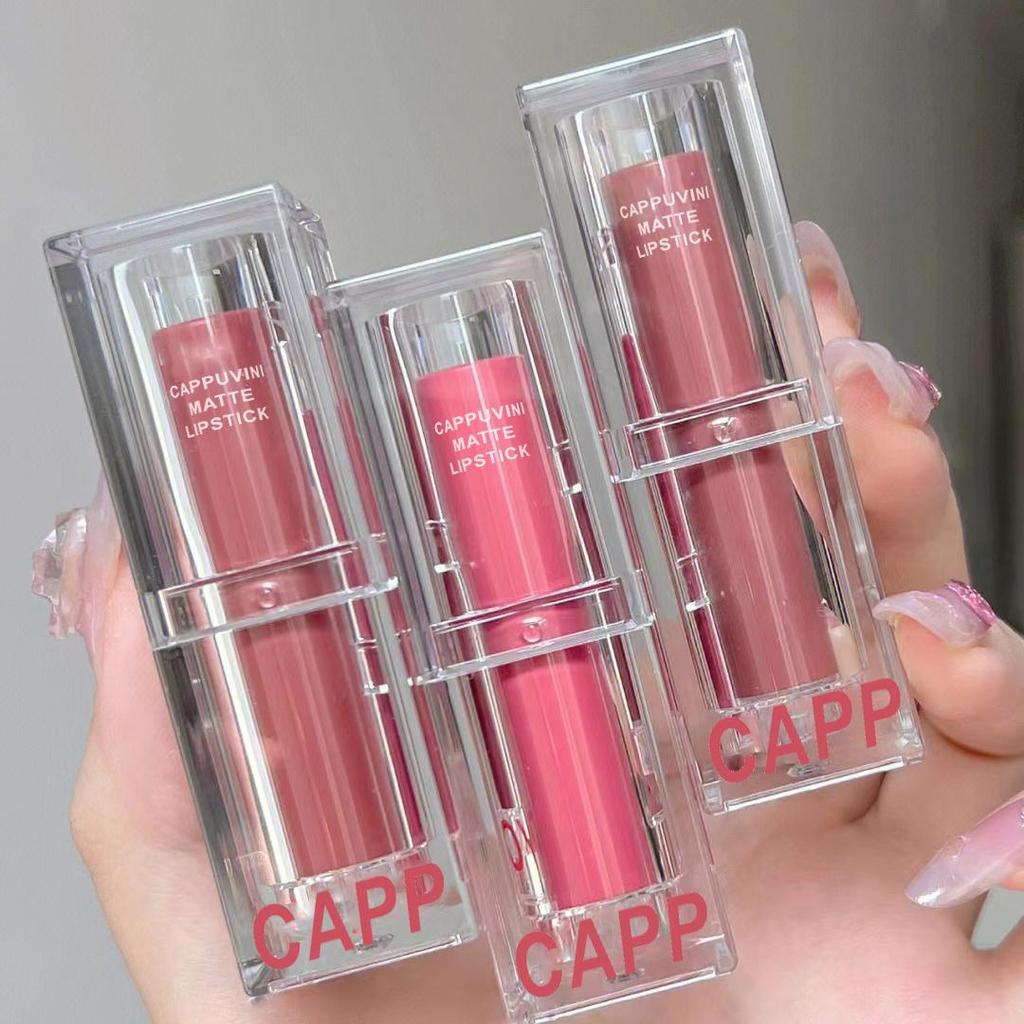 6 Colors Matte Lipstick Waterproof Velvet Lipstick Sexy Red Brown Nude Pigments Long Lasting Lip Gloss Lip Makeup