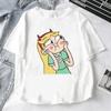 Fashion Retro Star Vs. The Forces of Evil Cartoon Anime T-shirt Summer Short Sleeve Women T Shirts 2025 Couple Tee Tops Clothes