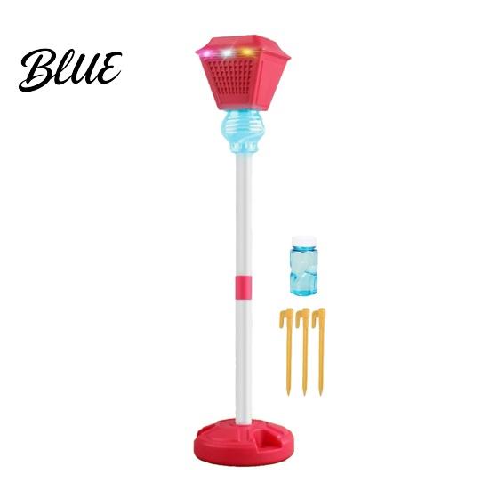 Stehende Seifenblasenmaschine 1 Set Automatisch mit LED-Licht & Musik Wiederaufladbare Basis Höhenverstellbarer Ausstoßer für Outdoor-Partys Hochzeiten