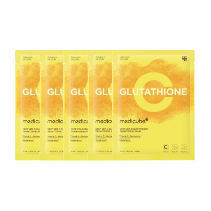 

Маска для сияния кожи Medicube Deep Vita C Glutathione 27 мл (1 лист) (4 варианта) #5 sheets