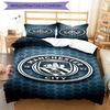 City Football Club Printed Pattern Duvet Cover Set – Includes 1 Duvet Cover and 2 Matching Pillowcases Bedroom Decor Christmas Gifts