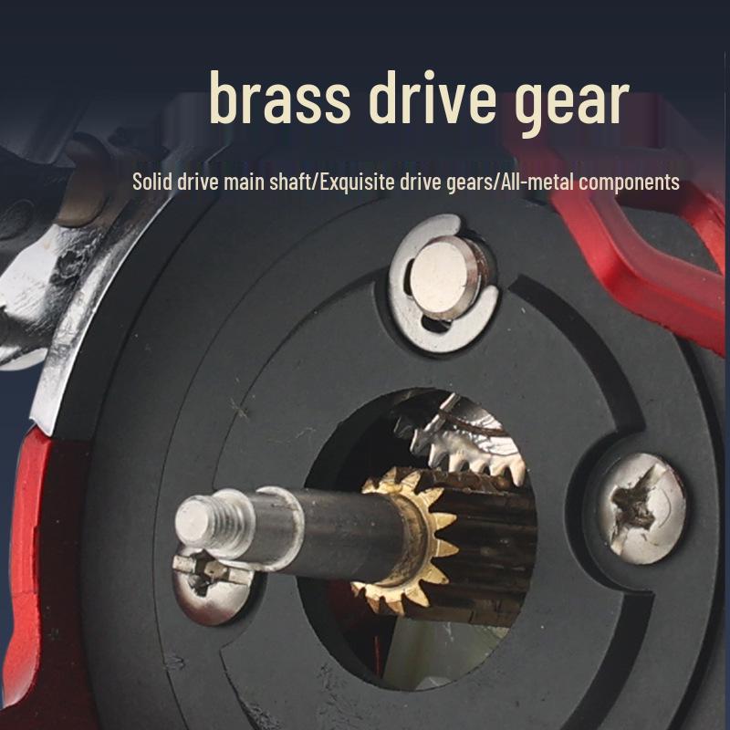 Kemeilong Red Devil 50: Ice & Raft Fishing Reel with Front Drag & Micro Jigging Capability