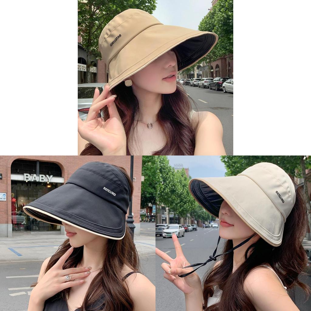 Summer Sun Protection Hat With Large Brim And Breathable Fabric For Women Outdoors