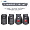 Tpu Car Remote Key Case Cover For Toyota Prius Camry Corolla Chr C-Hr Rav4 Land Cruiser Prado Keychain Accessories
