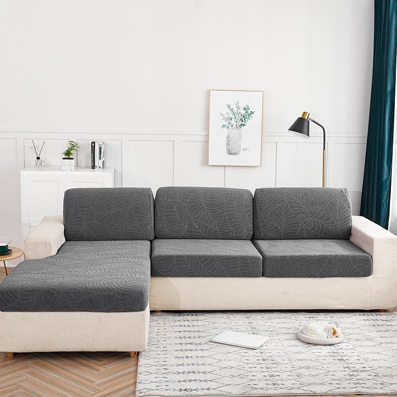 Sofa Chair Seat Cover Corner Sofa Furniture Seat Cushion Cover Slipcover Elastic Solid Color Couch Cover Sofa Cushion Furniture Protective Cover