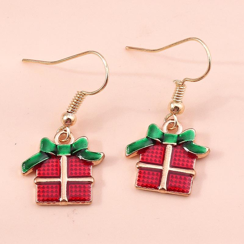 Christmas Earring Set: Reindeer, Santa, Snowman & Tree