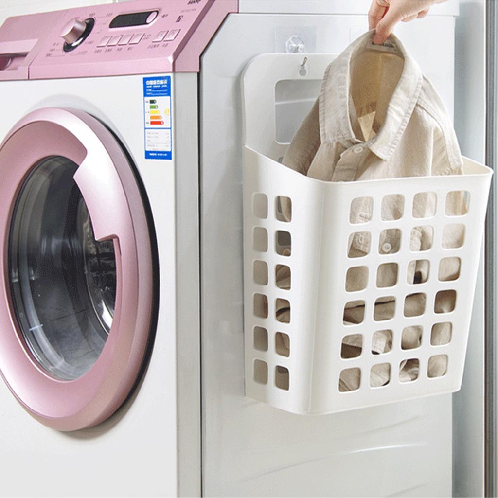 Household Dirty Clothes Basket Dirty Clothes Storage Basket Dirty Clothes Basket Wall-mounted Bathroom Toilet Wall-mounted Laundry Basket