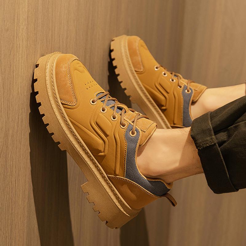 Men's Sports Casual Work Shoes Spring and Autumn Soft-sole Non-slip Outdoor Walking Shoes Fashion Joker Sneakers Running Shoes