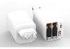 PD 40W Fast Charging Retractable Charger: Gallium Nitride, Dual A+C Port, Multifunction, Visible Charge Indicator.