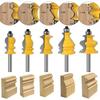 Architectural Molding Handrail Router Bit Casing Base CNC Line Woodworking Cutters Face Mill 8mm Shank