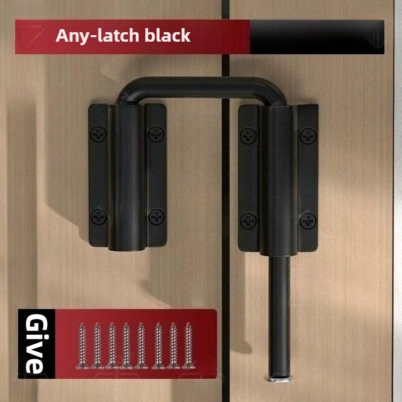 1Pc Durable Aluminum Alloy Door Latch Lock 90/180 Degree Gate Latch Safety Anti-theft Buckle Door Bolts Door Buckle Hardware