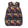 Rapper Anuel AA World Tour Student Backpack School Bag Hiking Travel Daypack for Men Women Fashion Bookbag Shoulder Bags