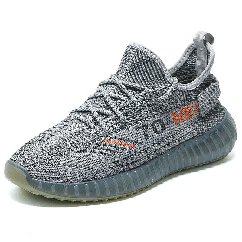 Summer jelly-soled shoes sports and leisure running shoes breathable mesh shoes