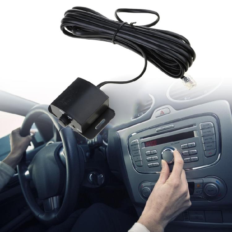 Dashboard Mountable Volumes Control for Car Amplifiers Bass Knob with Double Adjustment Car Subwoofer Equalizer Remote