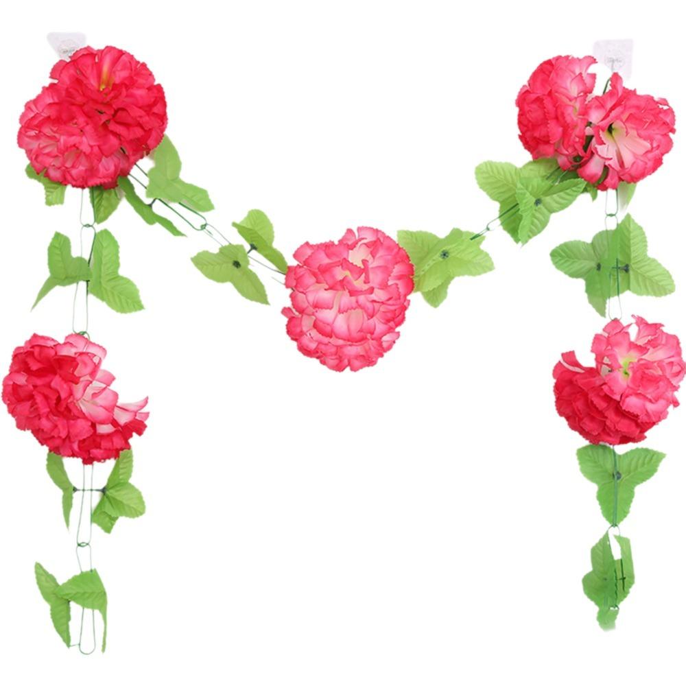 

2.3Meter Artificial Flower String 10Flower Floral Arrangement Simulation Silk Chrysanthemum Pink Lifelike Flowers рожевий