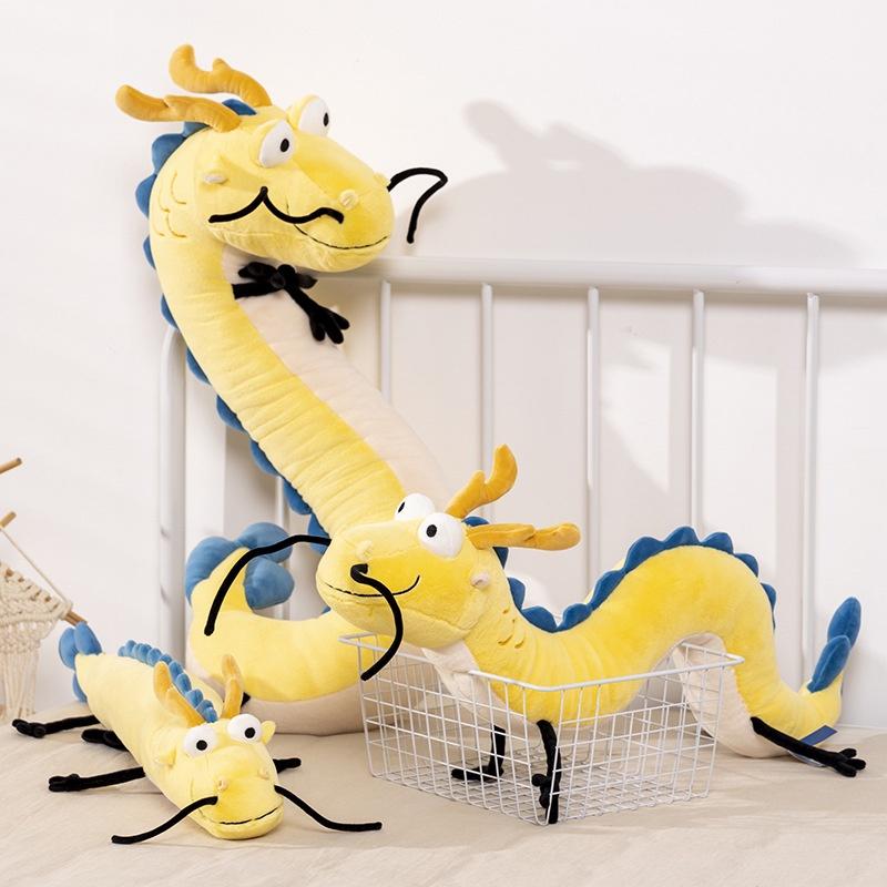 Authentic My Dad Is A Dragon Dragon Dad Long Plush Cartoon Pillow Anime Doll Super Soft Short Plush Multiple Sizes To Choose From Lazy Dragon)
