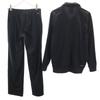 adidas Track jacket Setup M black Jersey with tricot lining and 3 stripes Men's Used