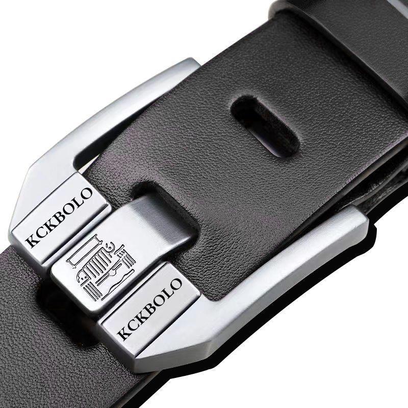 Trendy Unisex 2024 Automatic Waist Belt With Highquality Pin Buckle For Fashion