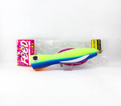 Feed Pin 180 Hand Made Wood Popper Floating Lure 180 Grams 56 (3056)