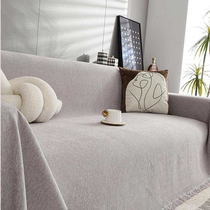 1 Stück Wasserdichte Sofadecke Vier Jahreszeiten Universell Mehrzweck Möbelabdeckung Einfarbige Langlebige Staubdichte Wohnzimmer