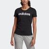 adidas T Shirts Women's Black Crew Neck Moderate Straight Fit EI4569
