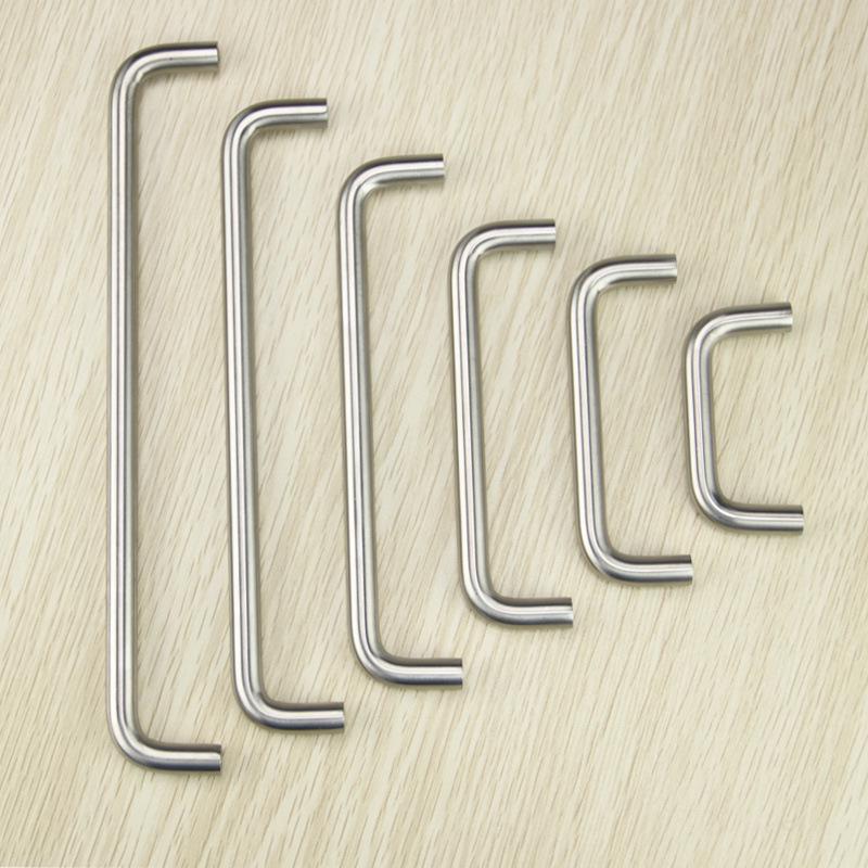 Stainless Steel U-Shaped Double Bend Cabinet & Wardrobe Pull Handle