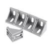 5pcs Aluminum Alloy L Shape Corner Bracket Right Angle Brace Fastener 40x40mm