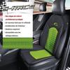 Housses de sièges - s-race - vert - universel - compatible airbag latéral