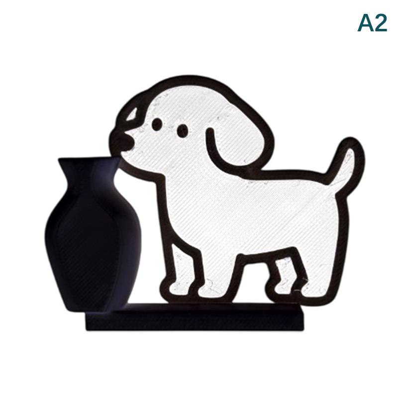 Kühlschrankmagnet mit Hunde-Duftblumen, Deko-Elemente für Hunde, Katzen und andere Tiere – Erinnerungsbox für Zuhause oder Büro – Perfektes Geschenk
