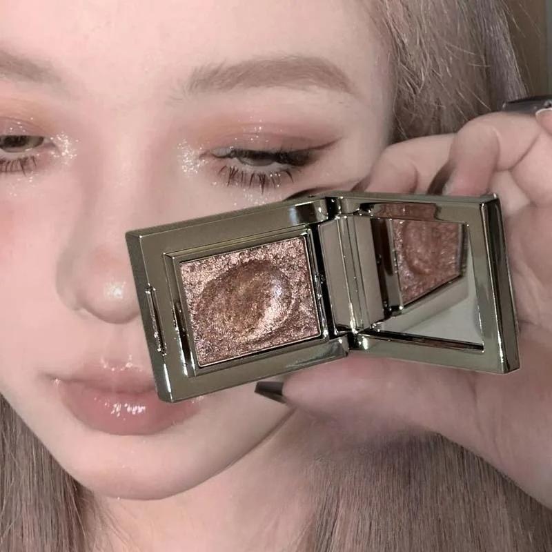 Light Luxury Shadow Monochrome Eye Shadow Pearl Glitte Broken Diamond To Brighten Mashed Potatoes