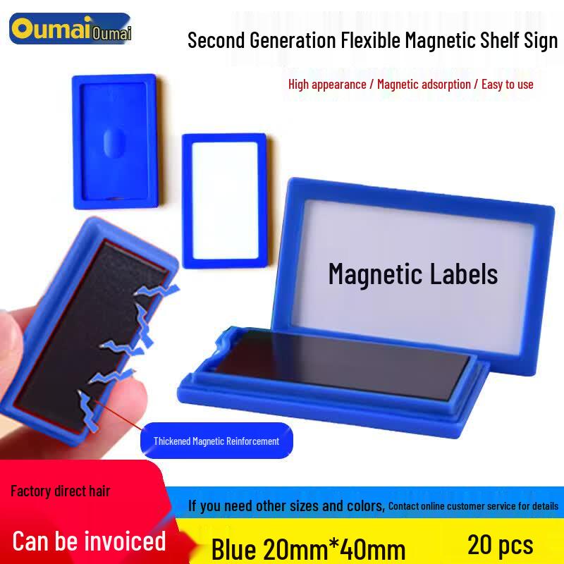 Oumai New Upgraded Magnetic Warehouse Label Cards