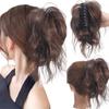 Synthetic Curly Chignon Women Hair Bun with Claw Clip Heat Resistant Updo Cover Hairpiece Extensions Accessories
